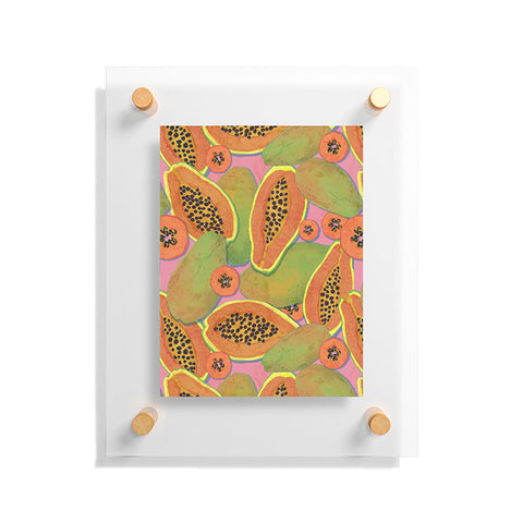 Sewzinski Papayas Floating Acrylic Print