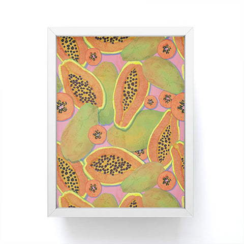 Sewzinski Papayas Framed Mini Art Print