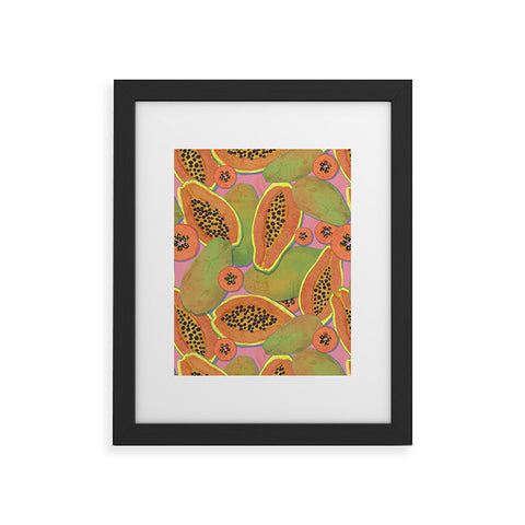 Sewzinski Papayas Framed Art Print