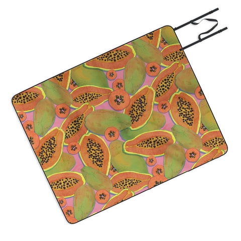 Sewzinski Papayas Outdoor Blanket