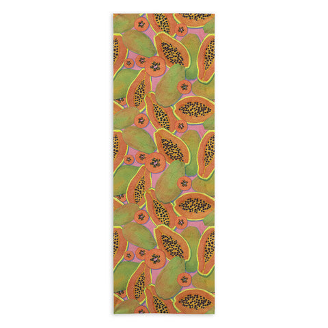 Sewzinski Papayas Yoga Towel
