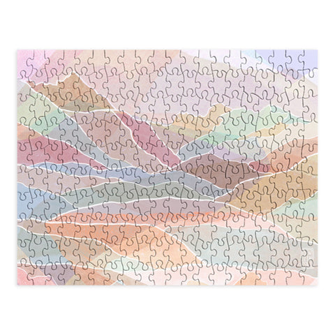 Sewzinski Pastel Mountains Puzzle