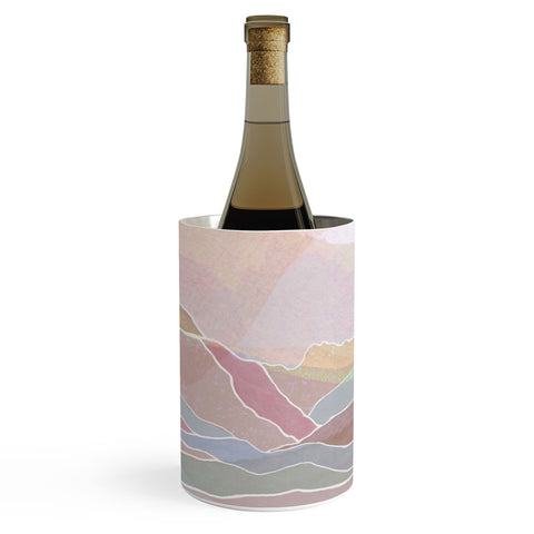 Sewzinski Pastel Mountains Wine Chiller