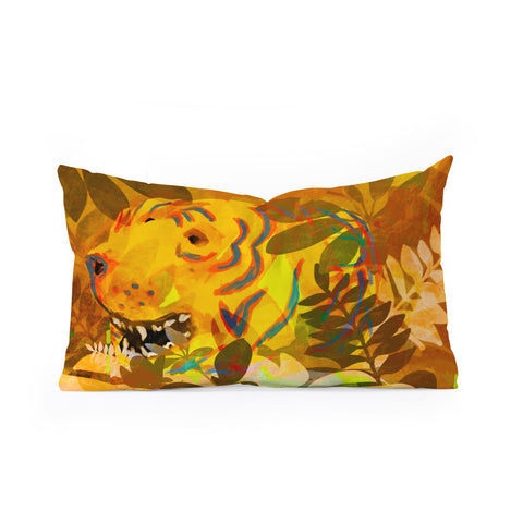 Sewzinski Phantom Tiger Oblong Throw Pillow