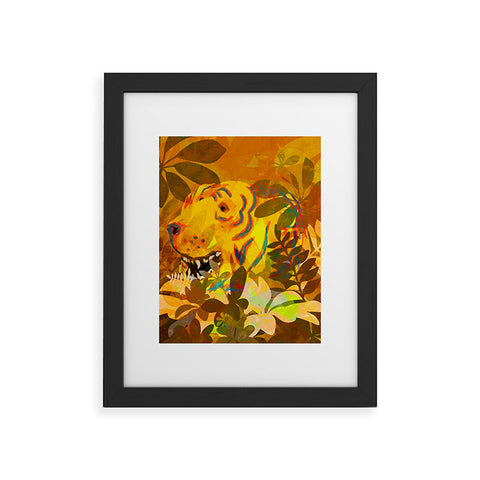 Sewzinski Phantom Tiger Framed Art Print