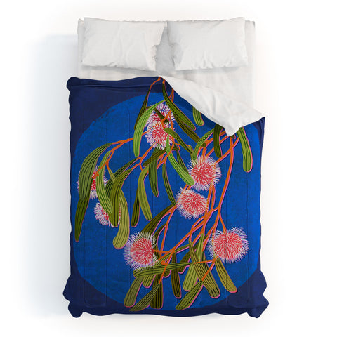 Sewzinski Pin Cushion Hakea Flowers Comforter