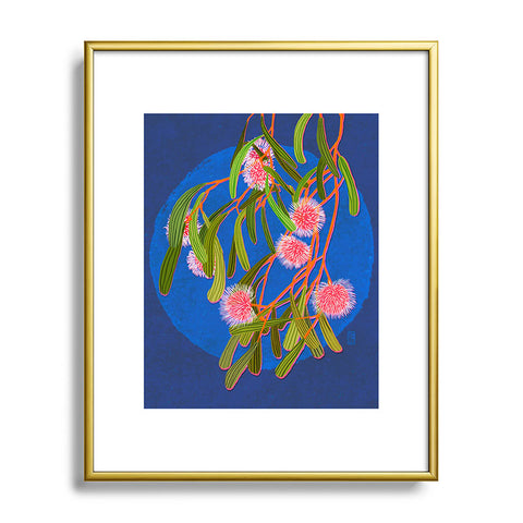 Sewzinski Pin Cushion Hakea Flowers Metal Framed Art Print