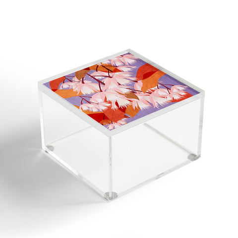 Sewzinski Pink Flowering Tree Acrylic Box
