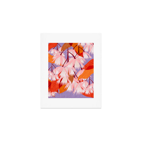 Sewzinski Pink Flowering Tree Art Print
