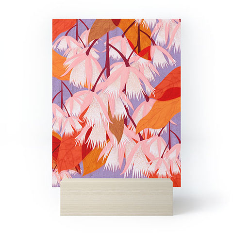 Sewzinski Pink Flowering Tree Mini Art Print