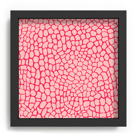 Sewzinski Pink Lizard Print Recessed Framing Square