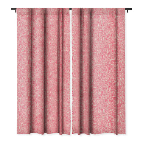 Sewzinski Pink Lizard Print Blackout Window Curtain