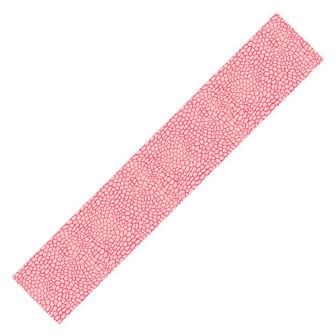 Sewzinski Pink Lizard Print Table Runner