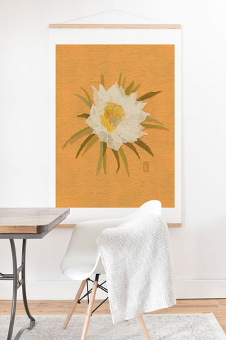 Sewzinski Pitaya Flowers Art Print And Hanger
