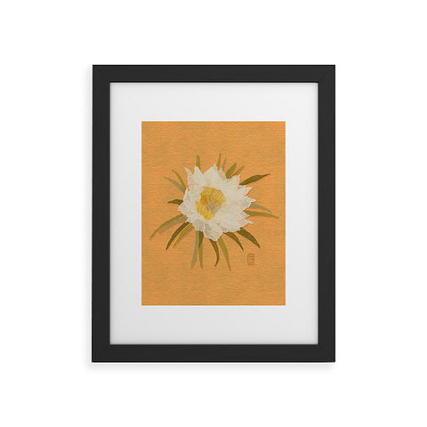 Sewzinski Pitaya Flowers Framed Art Print