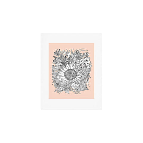 Sewzinski Protea Bouquet Art Print