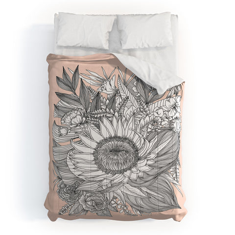 Sewzinski Protea Bouquet Comforter