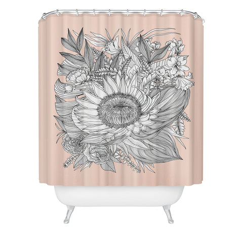 Sewzinski Protea Bouquet Shower Curtain