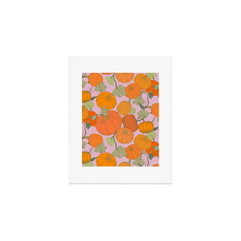 Sewzinski Pumpkin Patch Pattern Art Print