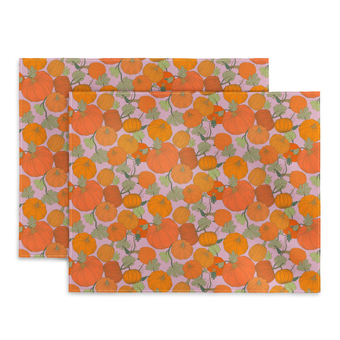 Sewzinski Pumpkin Patch Pattern Placemat