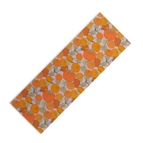 Sewzinski Pumpkin Patch Pattern Yoga Mat