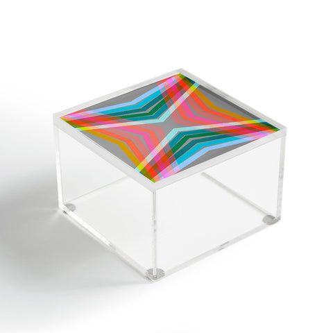 Sewzinski Rainbow Lines Acrylic Box