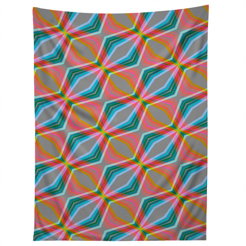Sewzinski Rainbow Zig Zag Pattern Tapestry