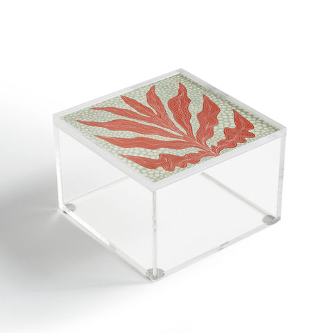 Sewzinski Red Seaweed Acrylic Box