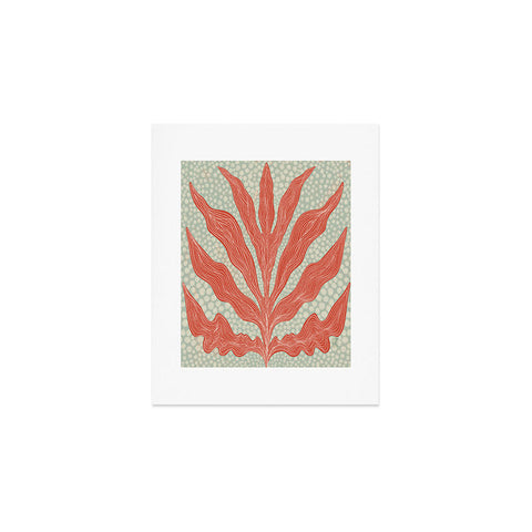 Sewzinski Red Seaweed Art Print