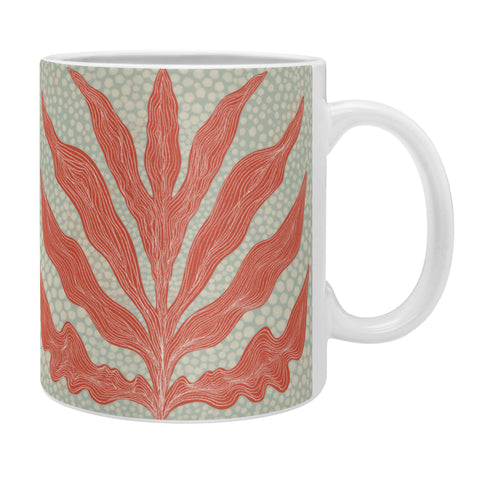 Sewzinski Red Seaweed Coffee Mug