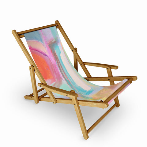 Sewzinski Sanctuary Abstract Sling Chair