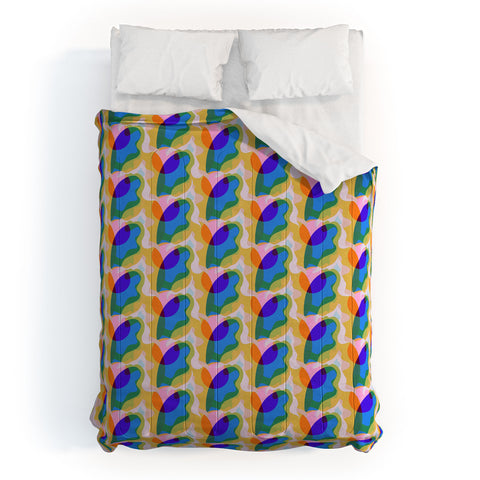 Sewzinski Saturated Shapes Comforter