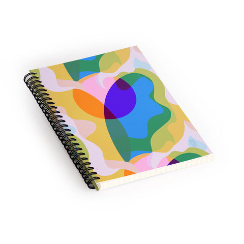 Sewzinski Saturated Shapes Spiral Notebook