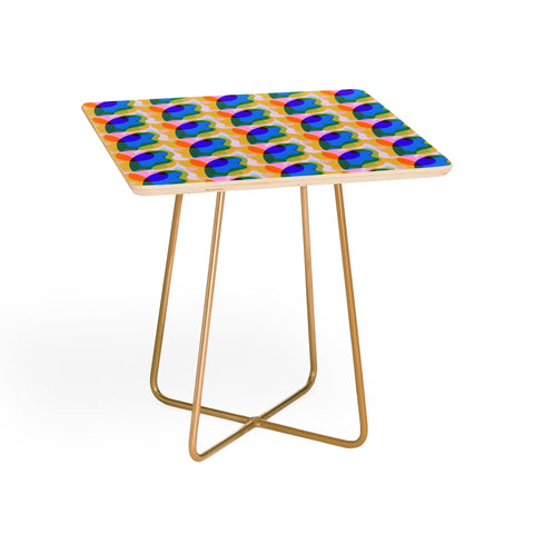 Sewzinski Saturated Shapes Side Table