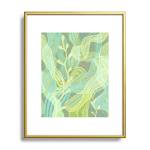 Sewzinski Sea Kelp Forest Metal Framed Art Print