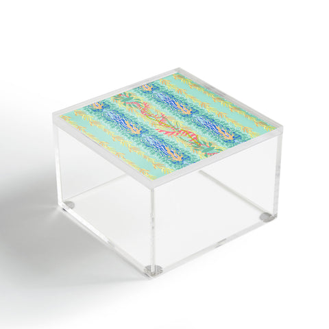 Sewzinski Seaweed and Coral Pattern Acrylic Box
