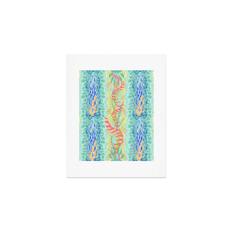 Sewzinski Seaweed and Coral Pattern Art Print