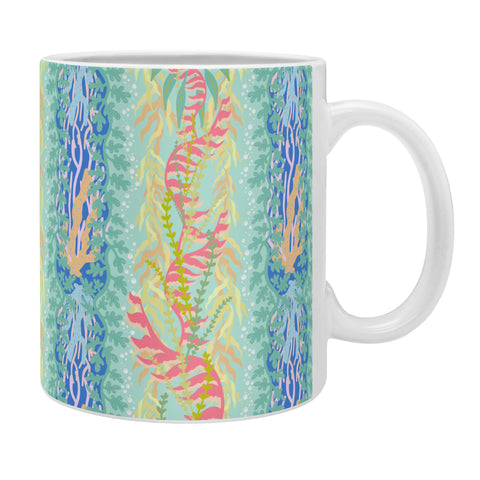 Sewzinski Seaweed and Coral Pattern Coffee Mug
