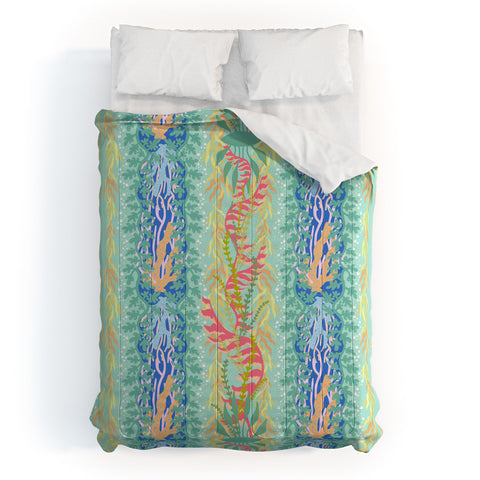 Sewzinski Seaweed and Coral Pattern Comforter