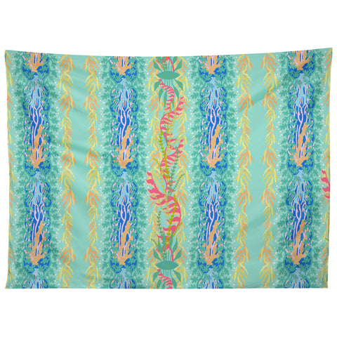 Sewzinski Seaweed and Coral Pattern Tapestry