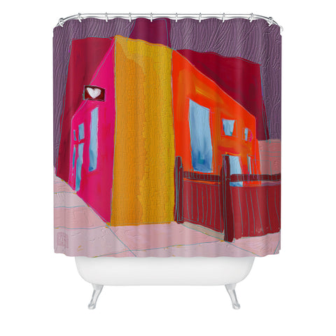 Sewzinski Secret Admirer Shower Curtain