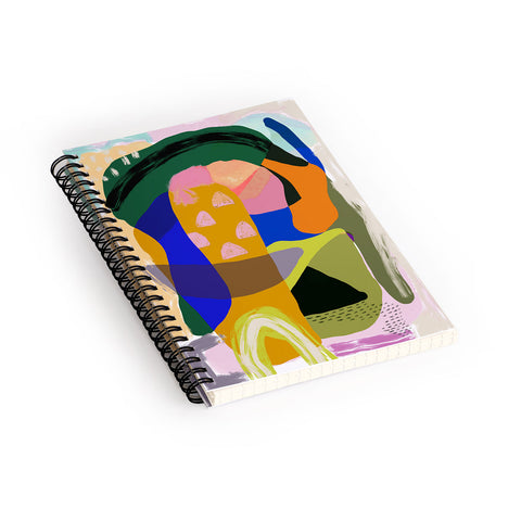 Sewzinski Shapes and Layers 20 Spiral Notebook
