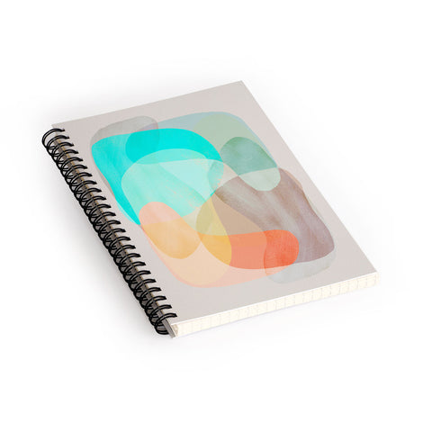 Sewzinski Shapes and Layers 29 Spiral Notebook