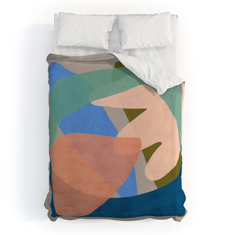 Sewzinski Shapes and Layers 30 Duvet Cover