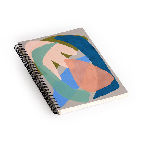 Sewzinski Shapes and Layers 30 Spiral Notebook
