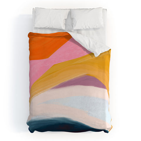 Sewzinski Shapes and Layers 36 Duvet Cover