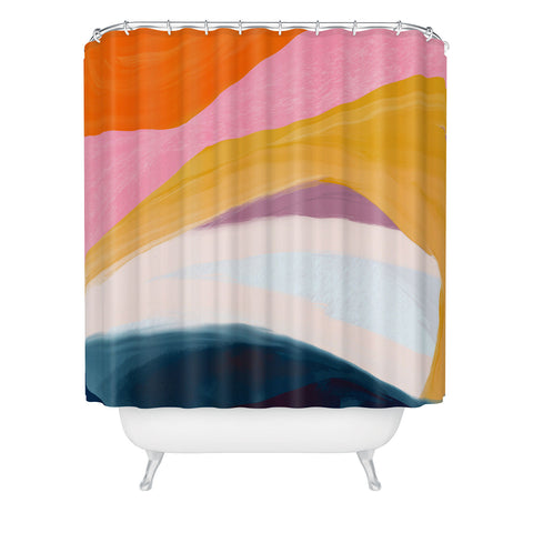 Sewzinski Shapes and Layers 36 Shower Curtain