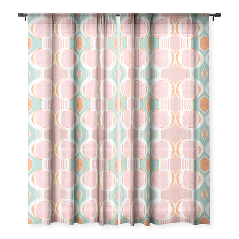 Sewzinski Shapes and Layers 50 Sheer Window Curtain
