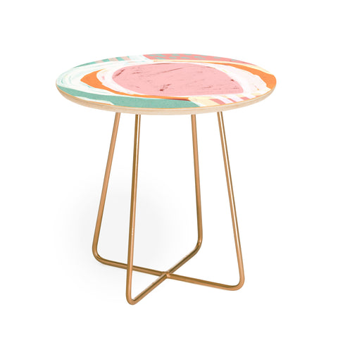 Sewzinski Shapes and Layers 50 Round Side Table