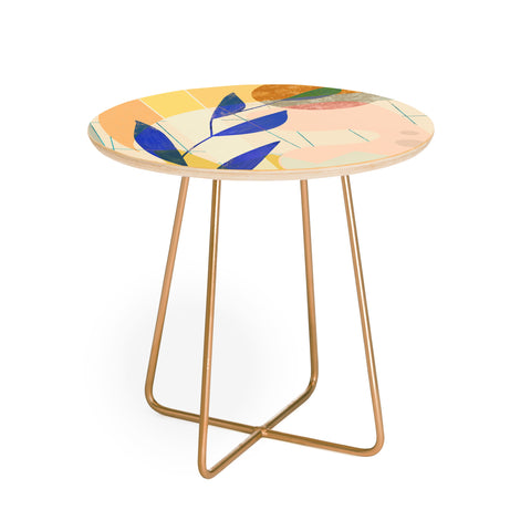 Sewzinski Shapes and Layers 9 Round Side Table